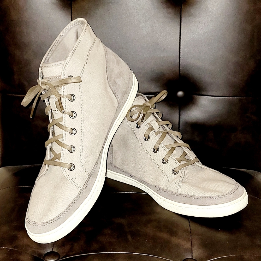 Cole Haan Grey Canvas High Tops